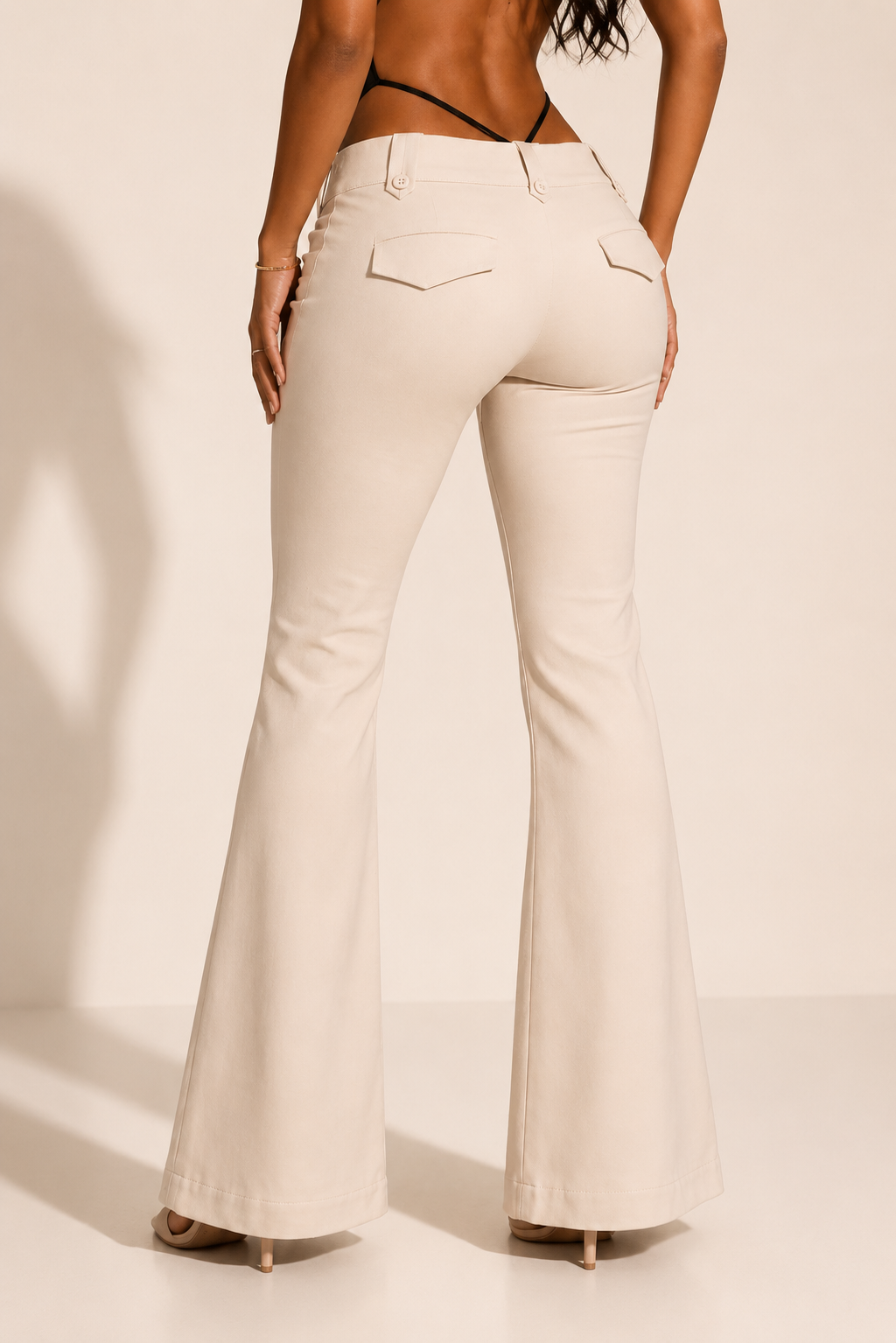 Selene skräddarsydda bootcut-byxor